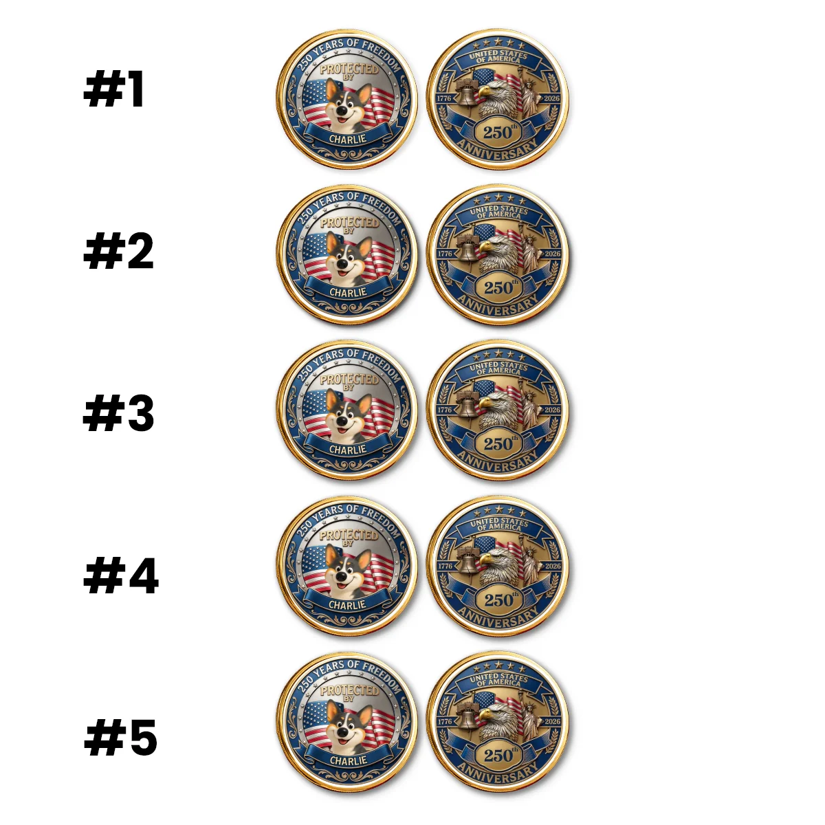 Protected By - Personalized Custom Commemorative Keepsake Coin - Image 12