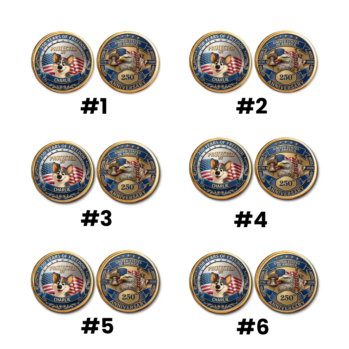 Protected By - Personalized Custom Commemorative Keepsake Coin - Image 13