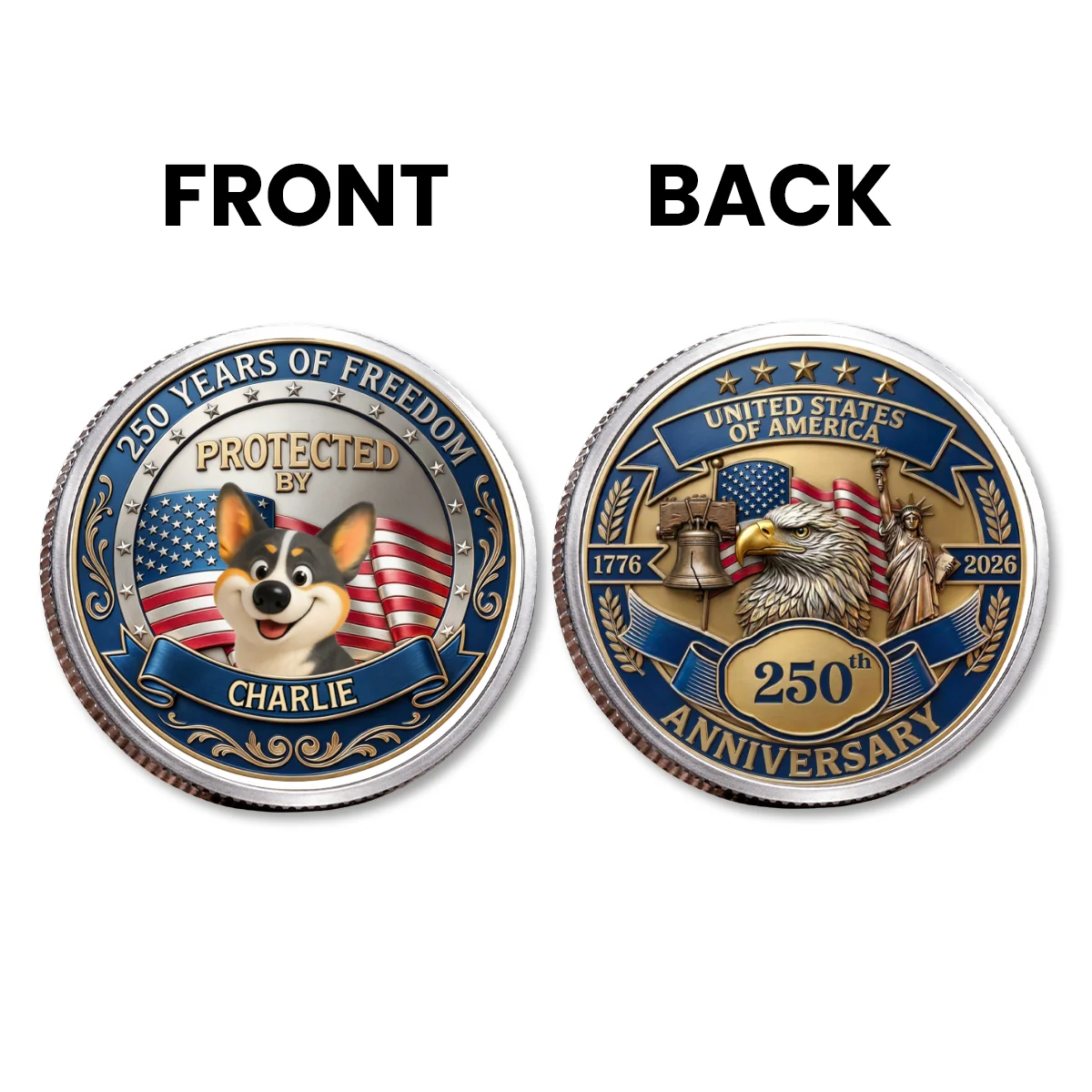 Protected By - Personalized Custom Commemorative Keepsake Coin - Image 14