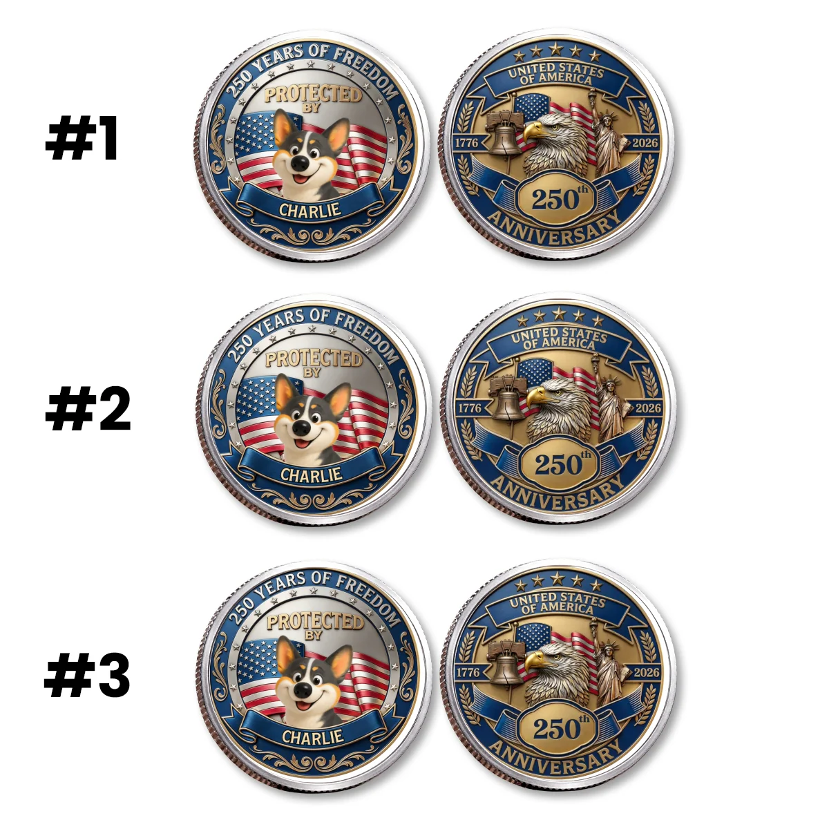 Protected By - Personalized Custom Commemorative Keepsake Coin - Image 16