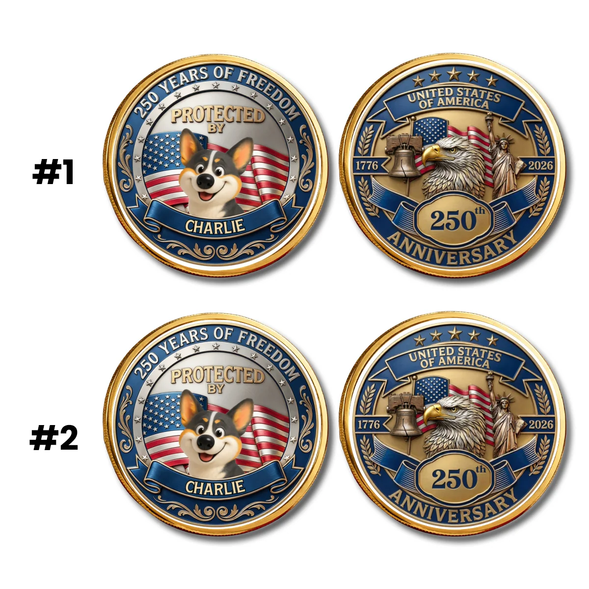 Protected By - Personalized Custom Commemorative Keepsake Coin - Image 9