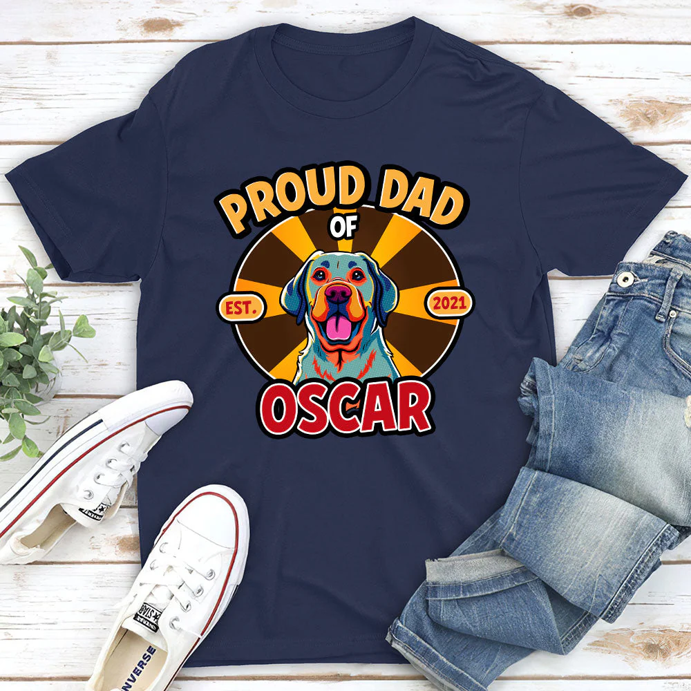Proud Mom/Dad - Personalized Custom Unisex T-shirt - Image 2