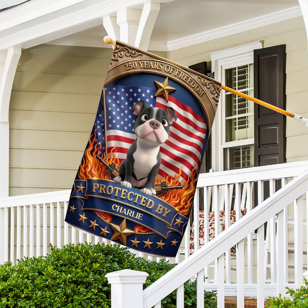 Proud Of Freedom - Personalized Custom Flag - Image 3