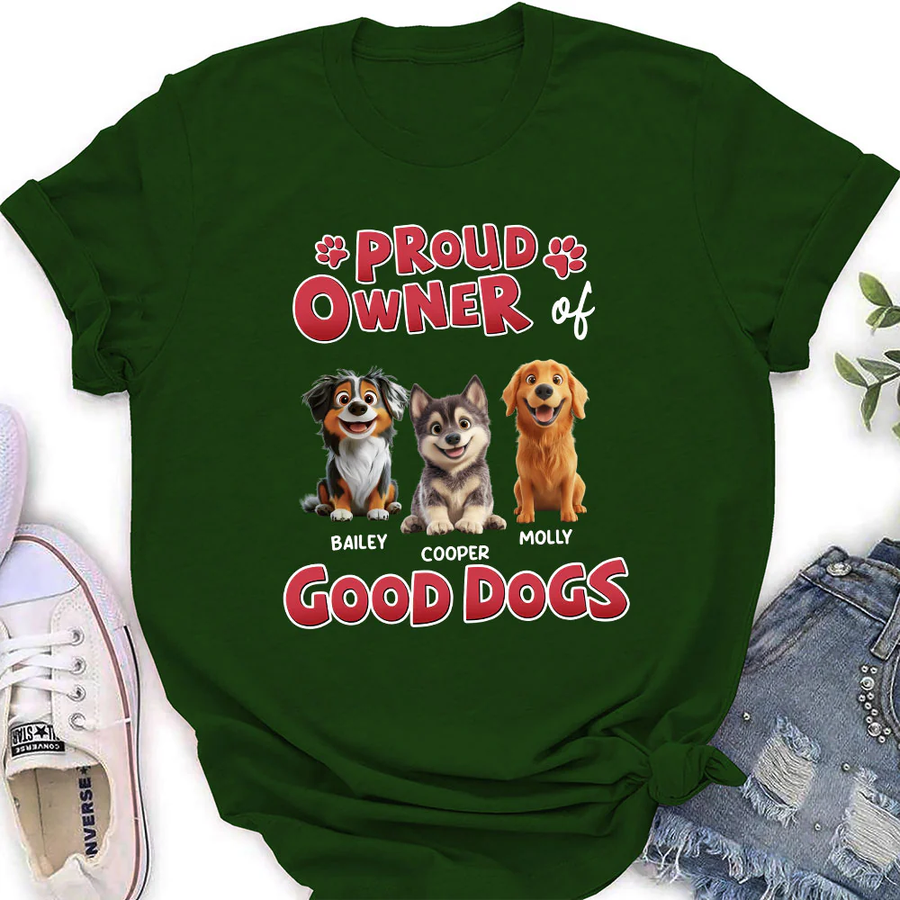 Proud Owner Of A Good Baby - Personalized Custom Women's T-shirt - Image 5