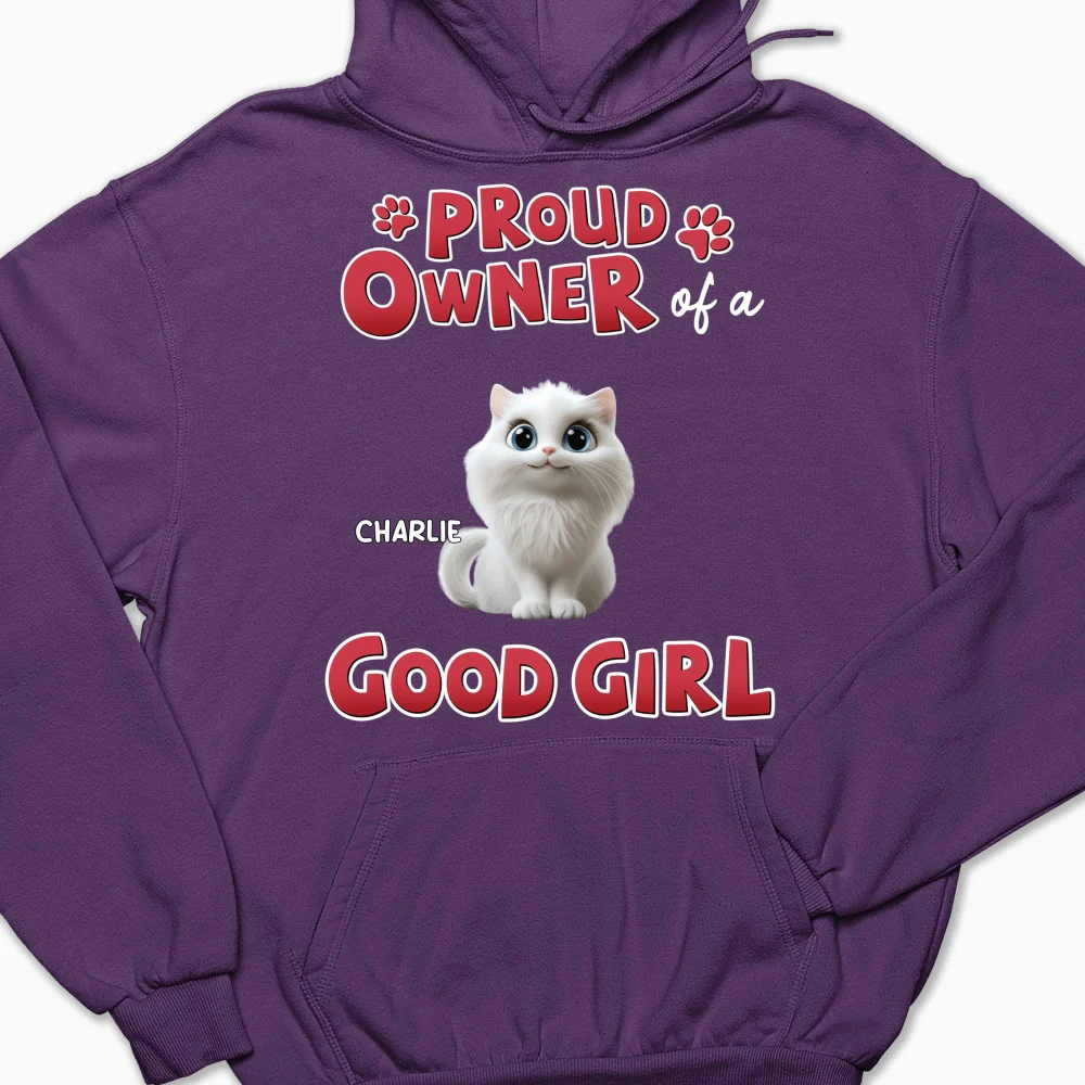 Proud Owner Of Good Cats - Personalized Custom Hoodie - Image 9