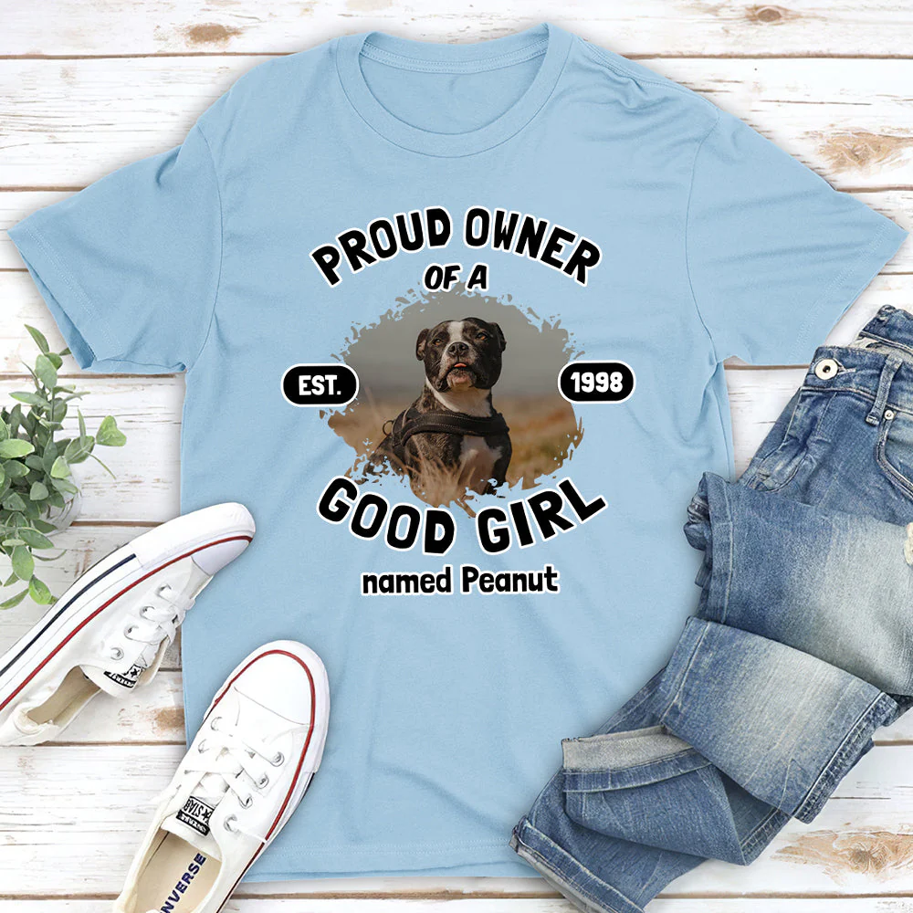 Proud Owner Photo - Personalized Custom Unisex T-shirt - Image 2