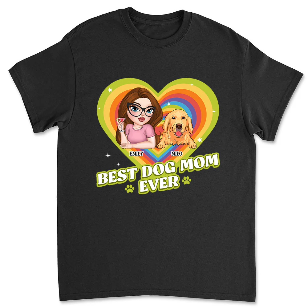 Proud To Have Lovely Dogs - Personalized Custom Unisex T-shirt
