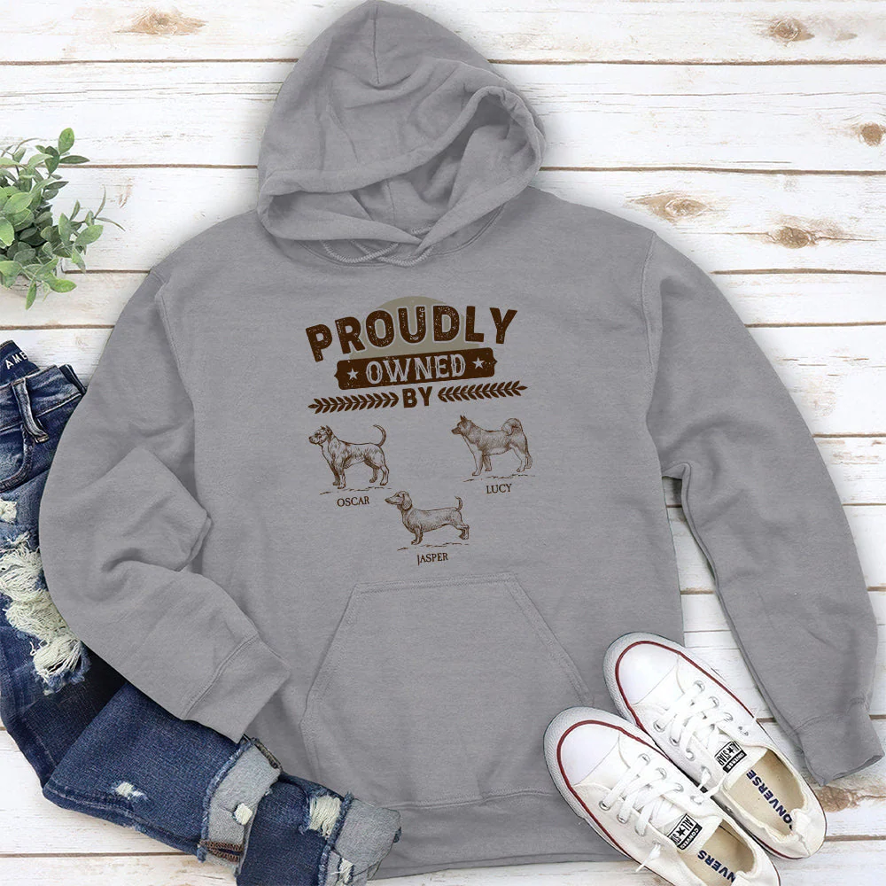 Proudly Owned By - Personalized Custom Hoodie - Image 3