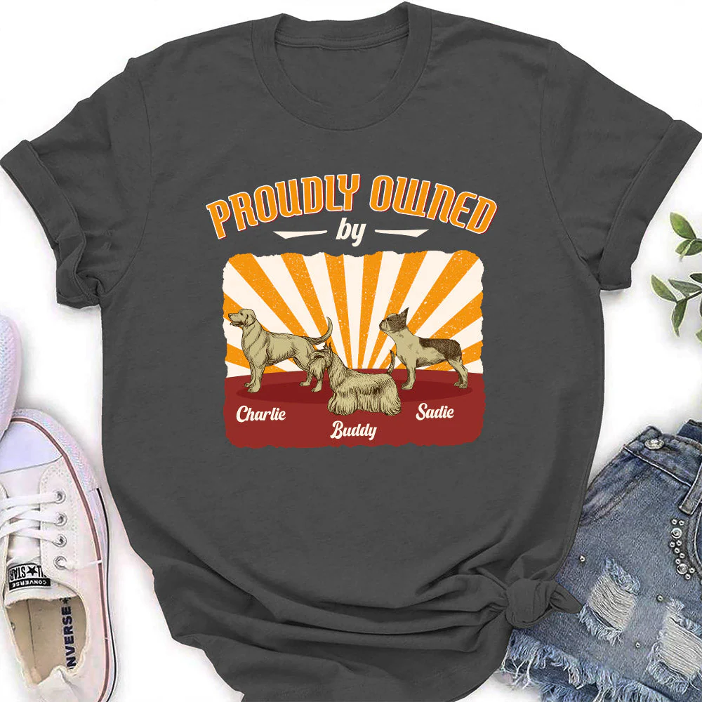 Proudly Owned - Personalized Custom Women's T-shirt - Image 2