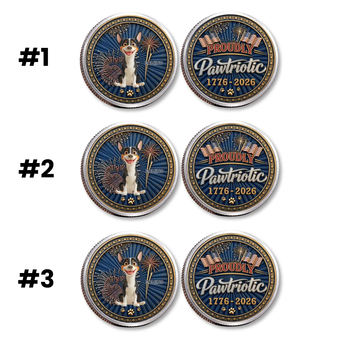 Proudly Pawtriotic - Personalized Custom Commemorative Keepsake Coin - Image 14