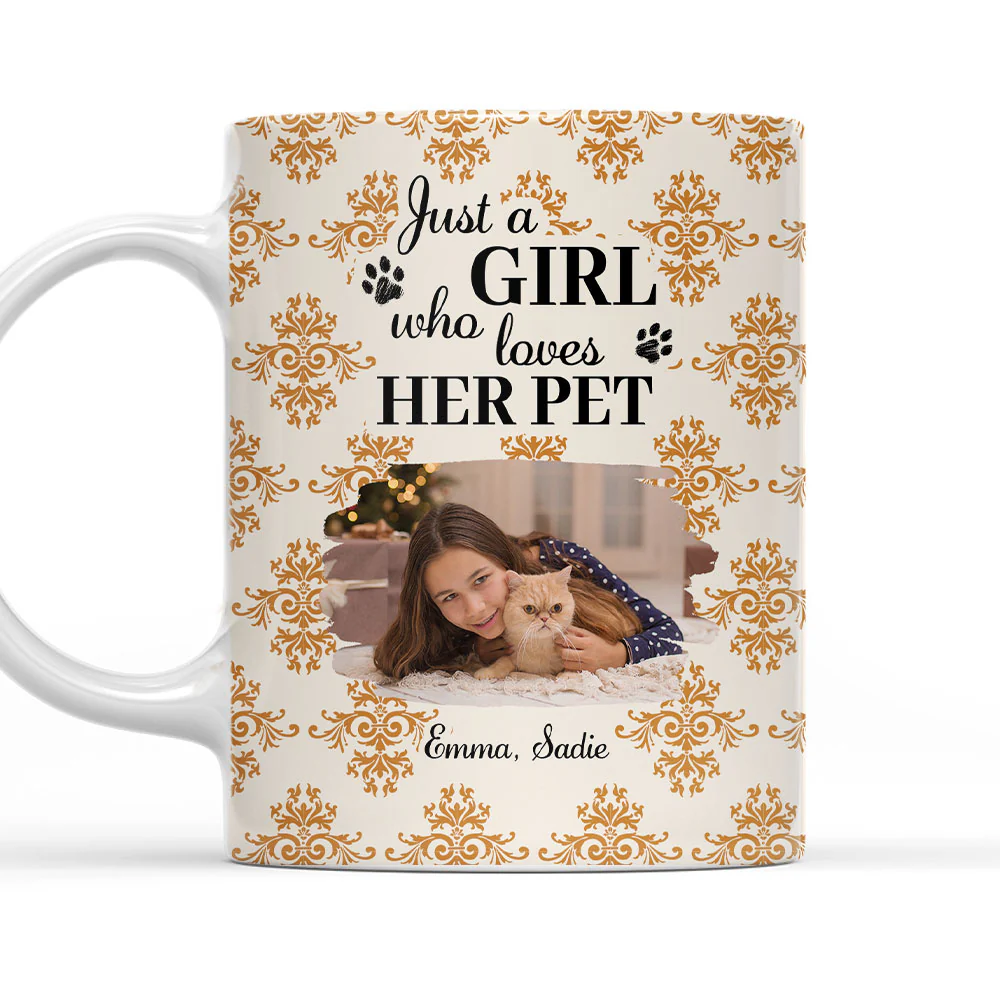 Pumskin Pet Autumn Photo - Personalized Custom Coffee Mug