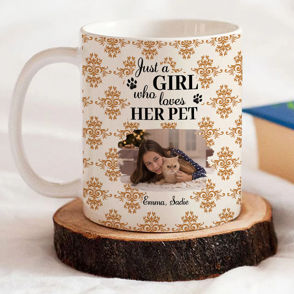 Pumskin Pet Autumn Photo - Personalized Custom Coffee Mug - Image 3