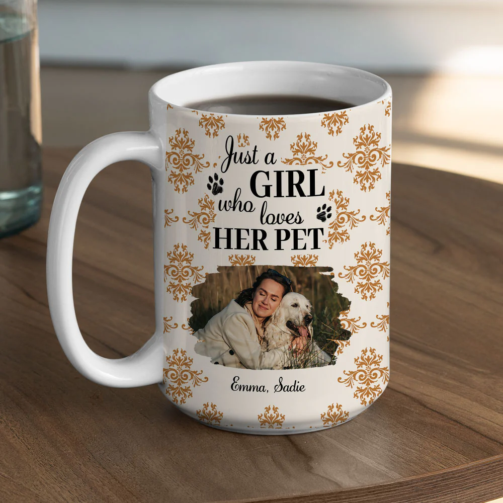 Pumskin Pet Autumn Photo - Personalized Custom Coffee Mug - Image 4