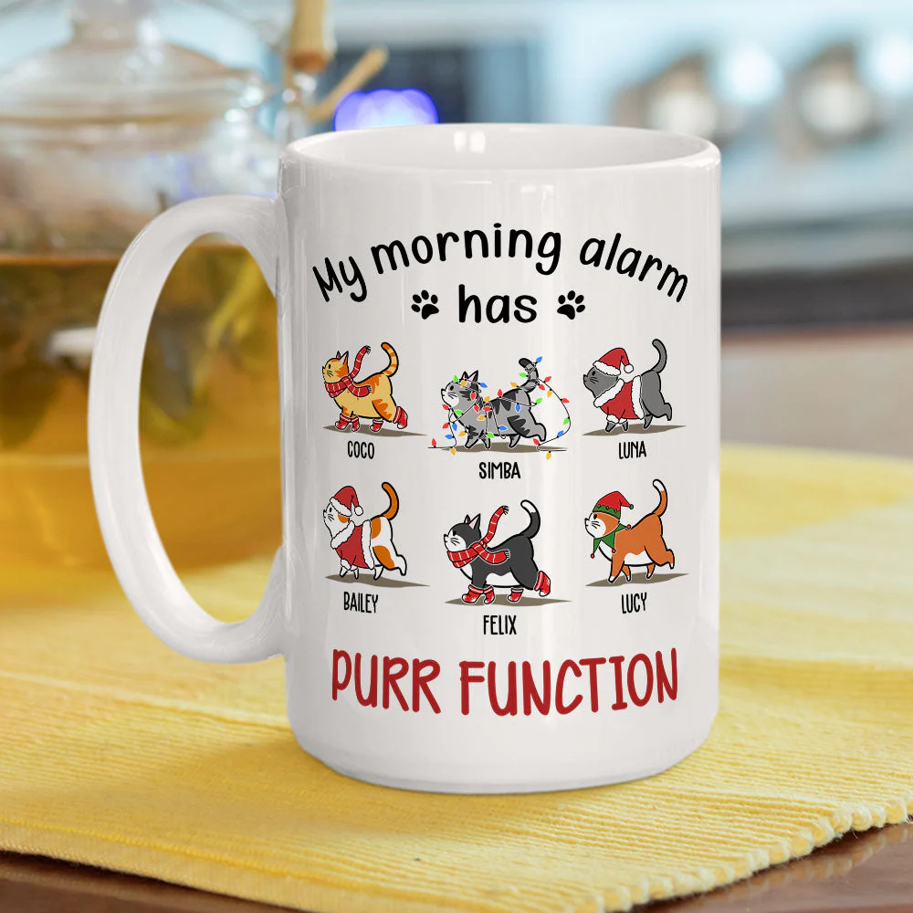Purr Function - Personalized Custom Coffee Mug - Image 3