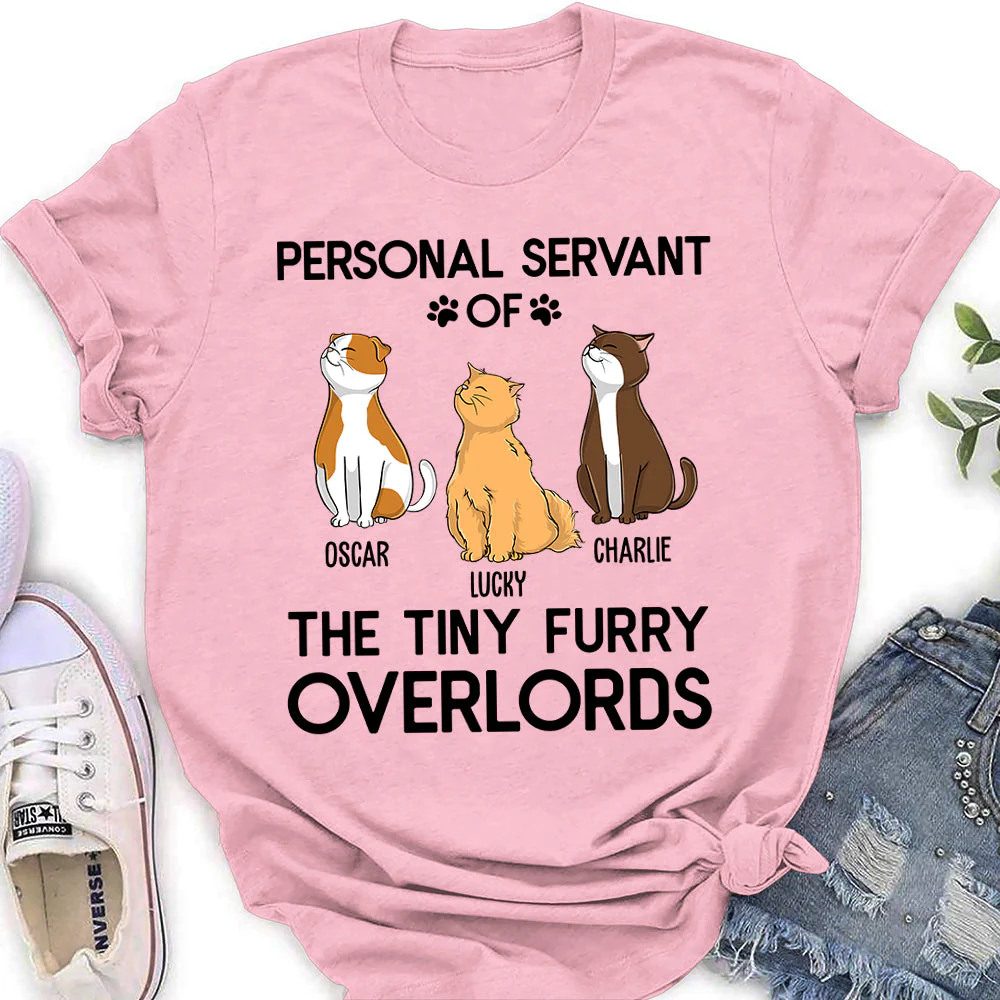 Purrsonal Servant- Personalized Custom Women's T-shirt - Image 3