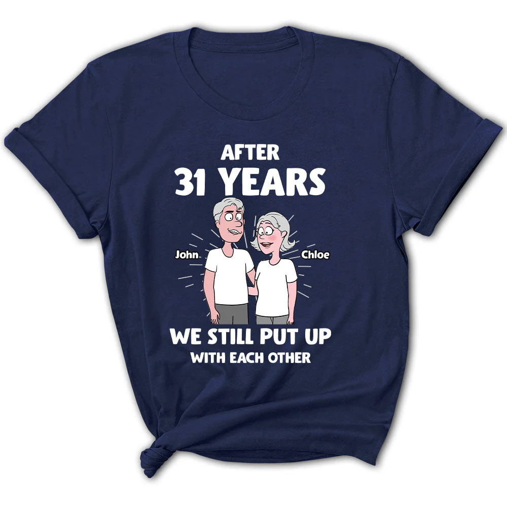 Put Up With - Personalized Custom Women's T-shirt