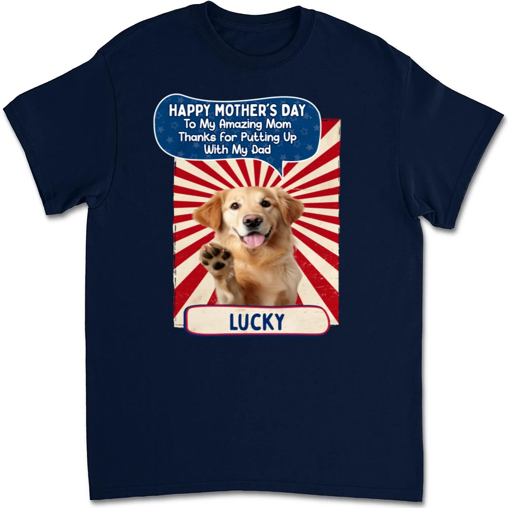 Putting Up Photo - Personalized Custom Unisex T-Shirt - Image 3