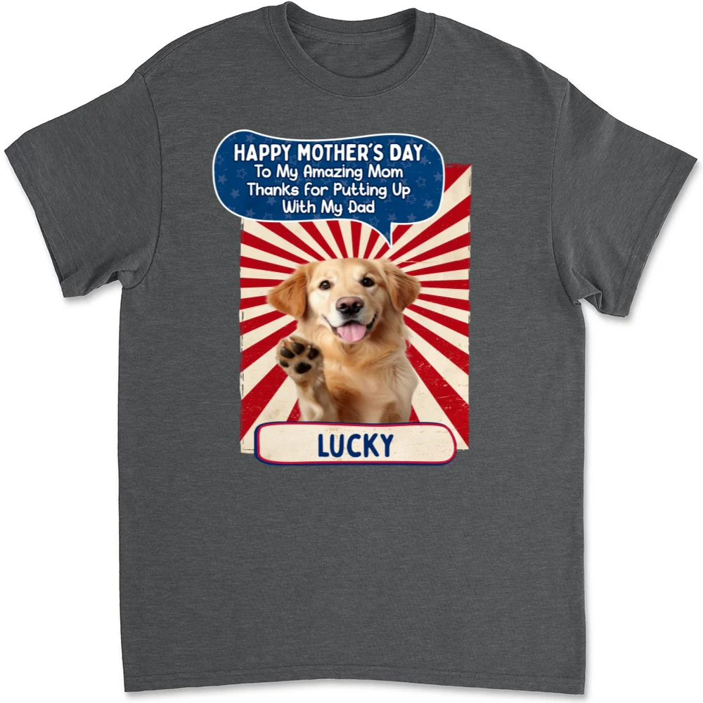 Putting Up Photo - Personalized Custom Unisex T-Shirt - Image 6