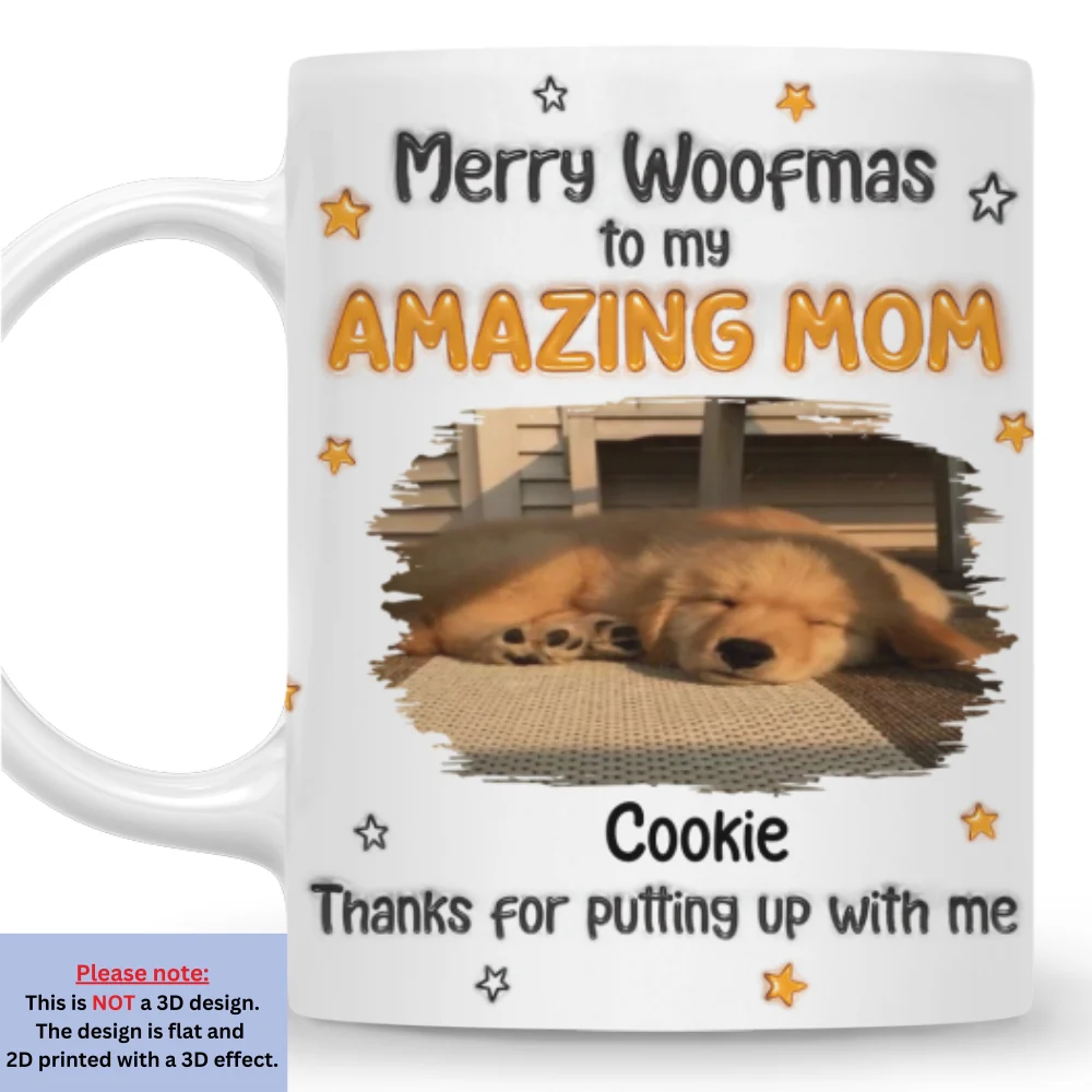 Putting Up Us Photo - Personalized Custom 3D Inflated Effect Mug - Image 5
