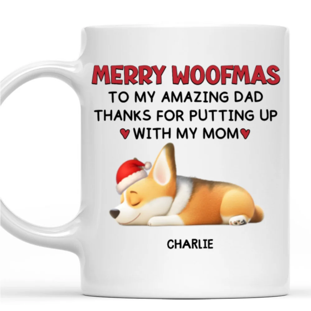 Putting Up With My Mom Mum Christmas - Persionalized Custom Coffee Mug - Image 7