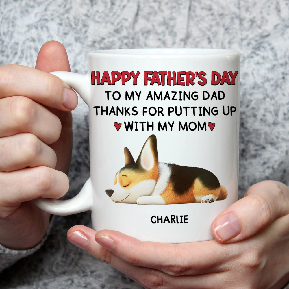 Putting Up With My Mom Mum - Persionalized Custom Coffee Mug - Image 4