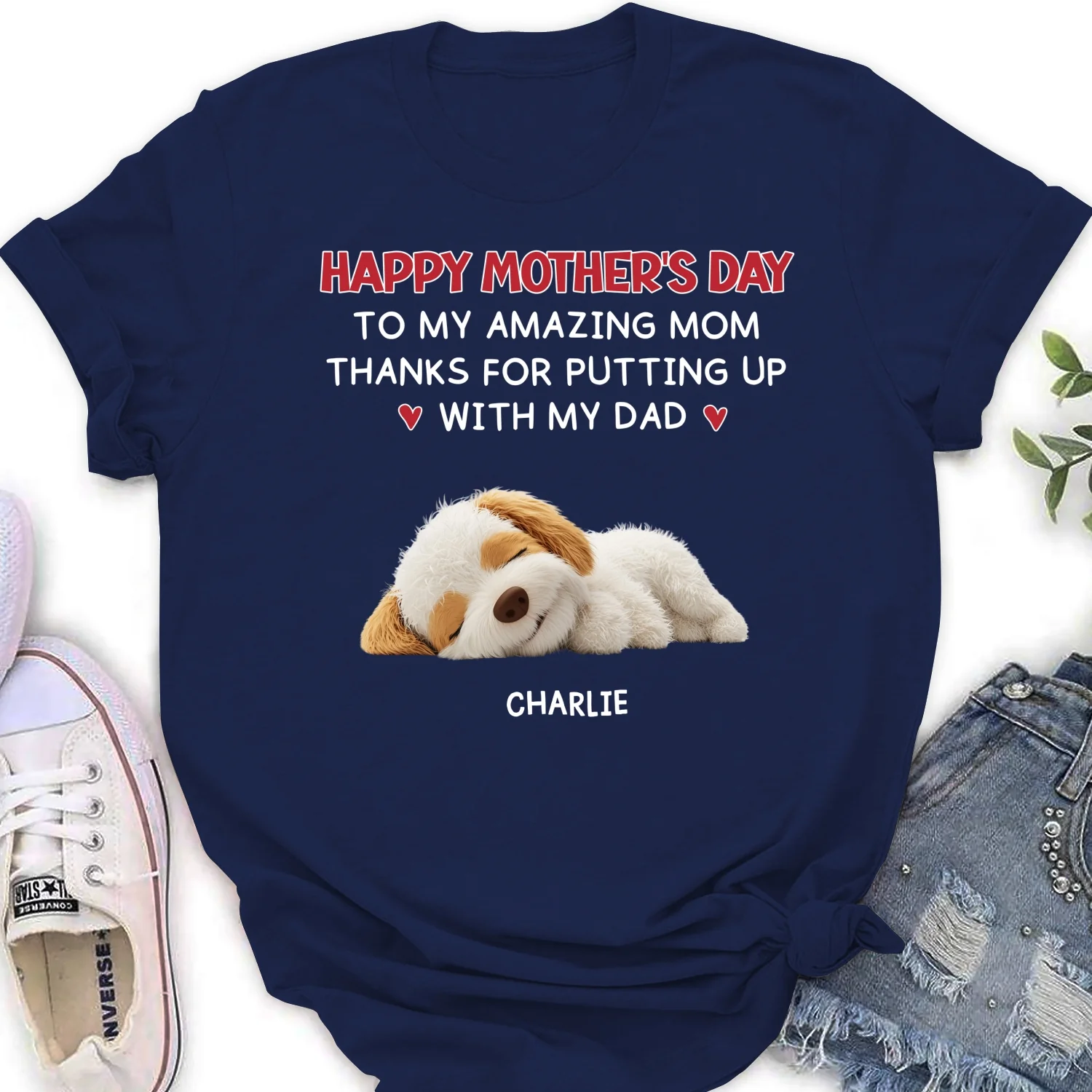 Putting Up With - Personalized Custom Women T-Shirt - Image 6