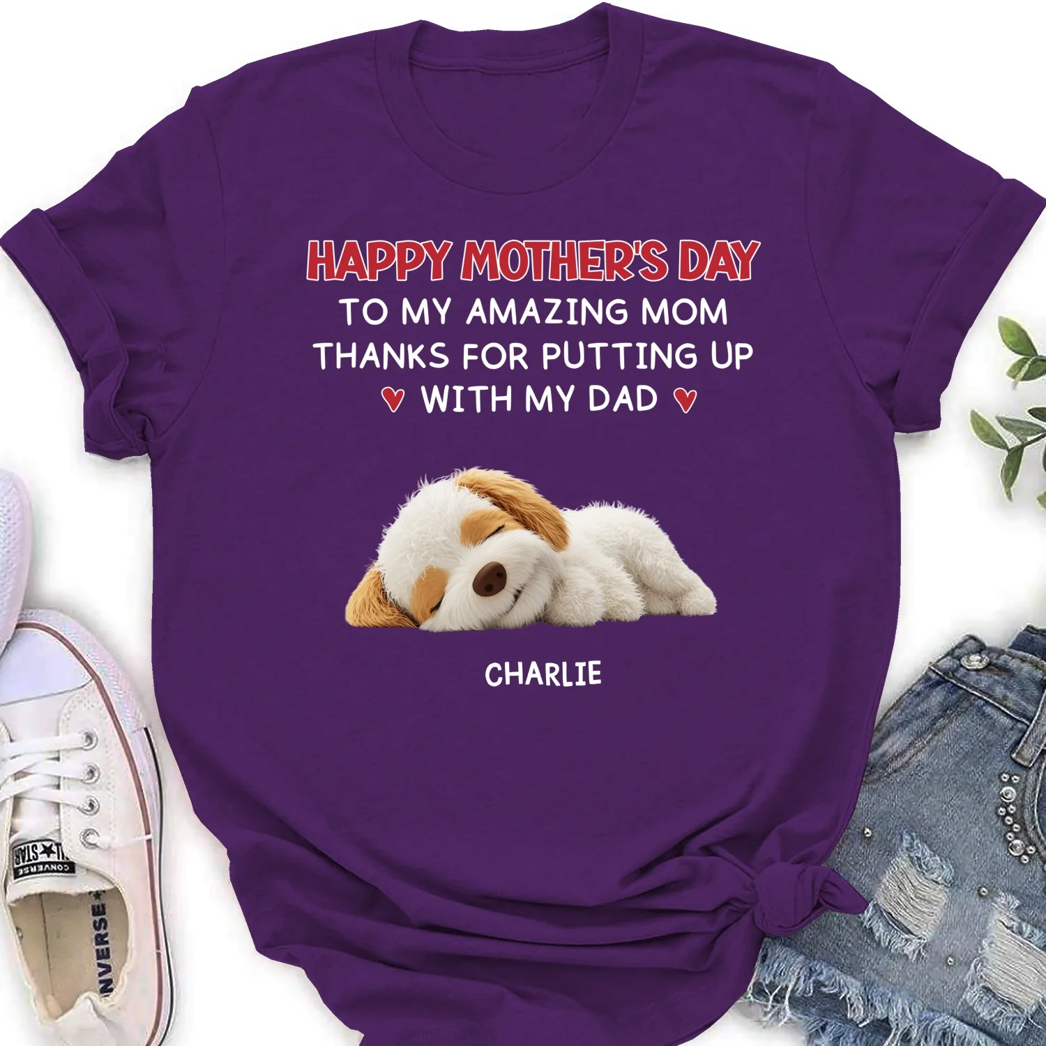 Putting Up With - Personalized Custom Women T-Shirt - Image 9