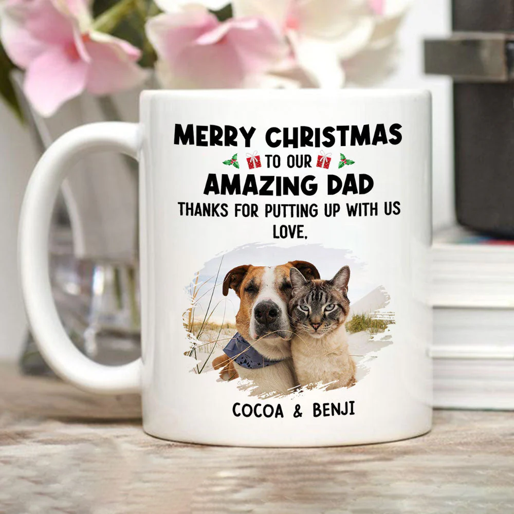 Putting Up With Us - Personalized Custom Coffee Mug - Image 7
