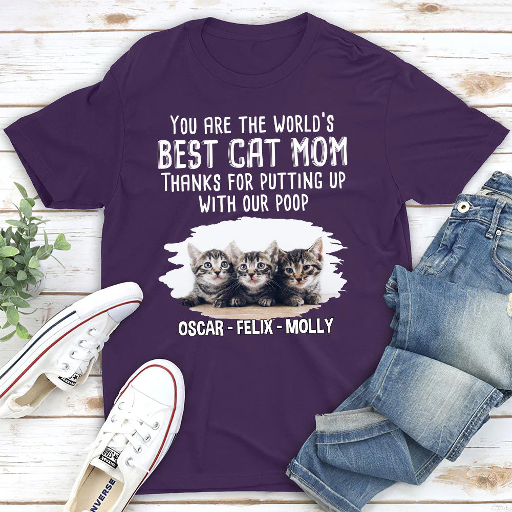 Putting Up With Us - Personalized Custom Unisex T-shirt - Image 5