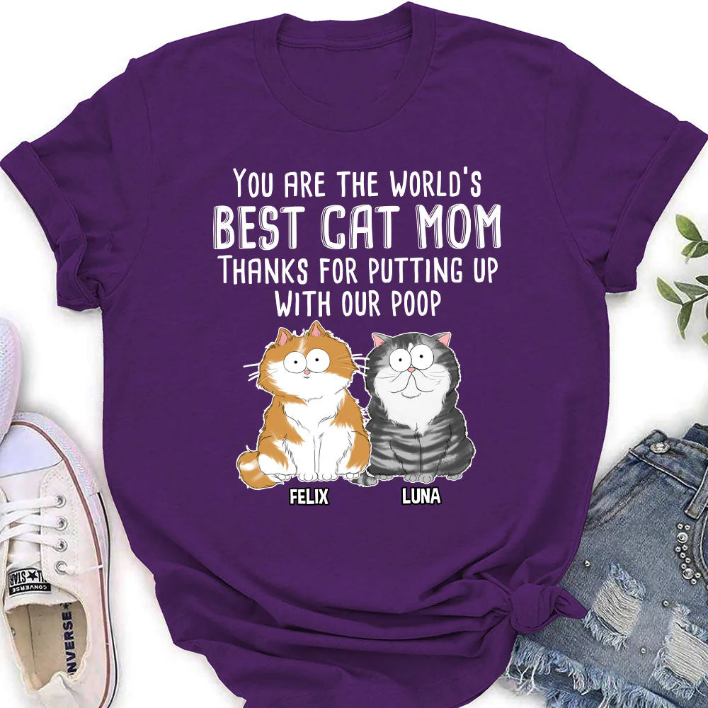 Putting Up With Us - Personalized Custom Women's T-shirt - Image 2