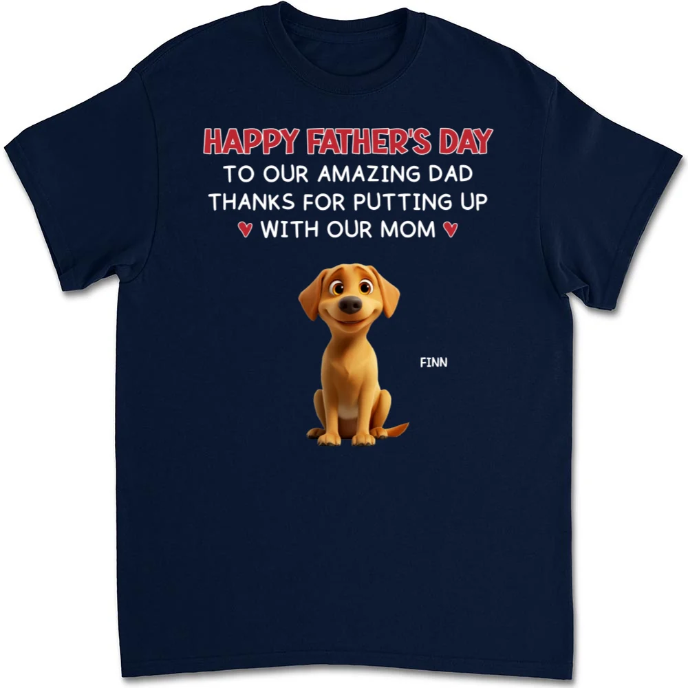Putting Up With Version 2 - Personalized Custom Unisex T-Shirt - Image 7