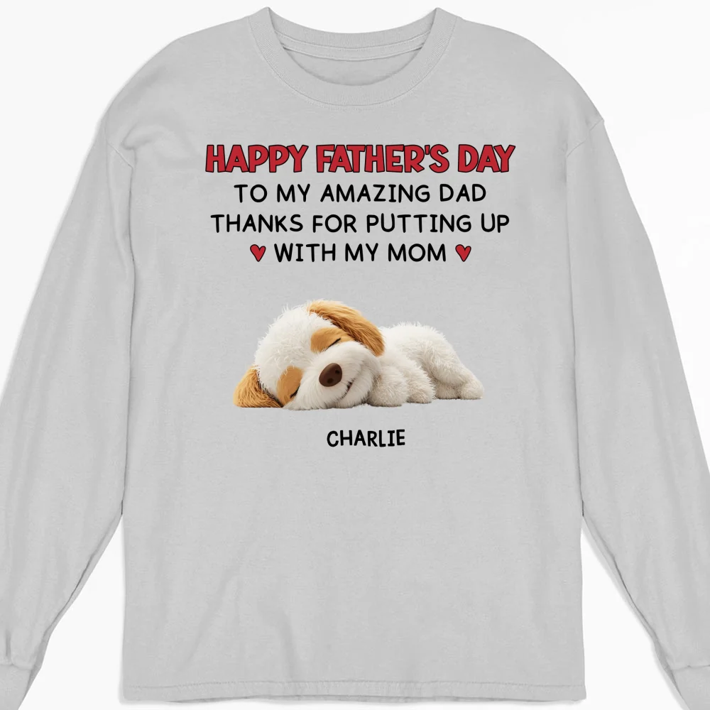 Putting Up With Version 3 - Personalized Custom Long Sleeve T-shirt - Image 3
