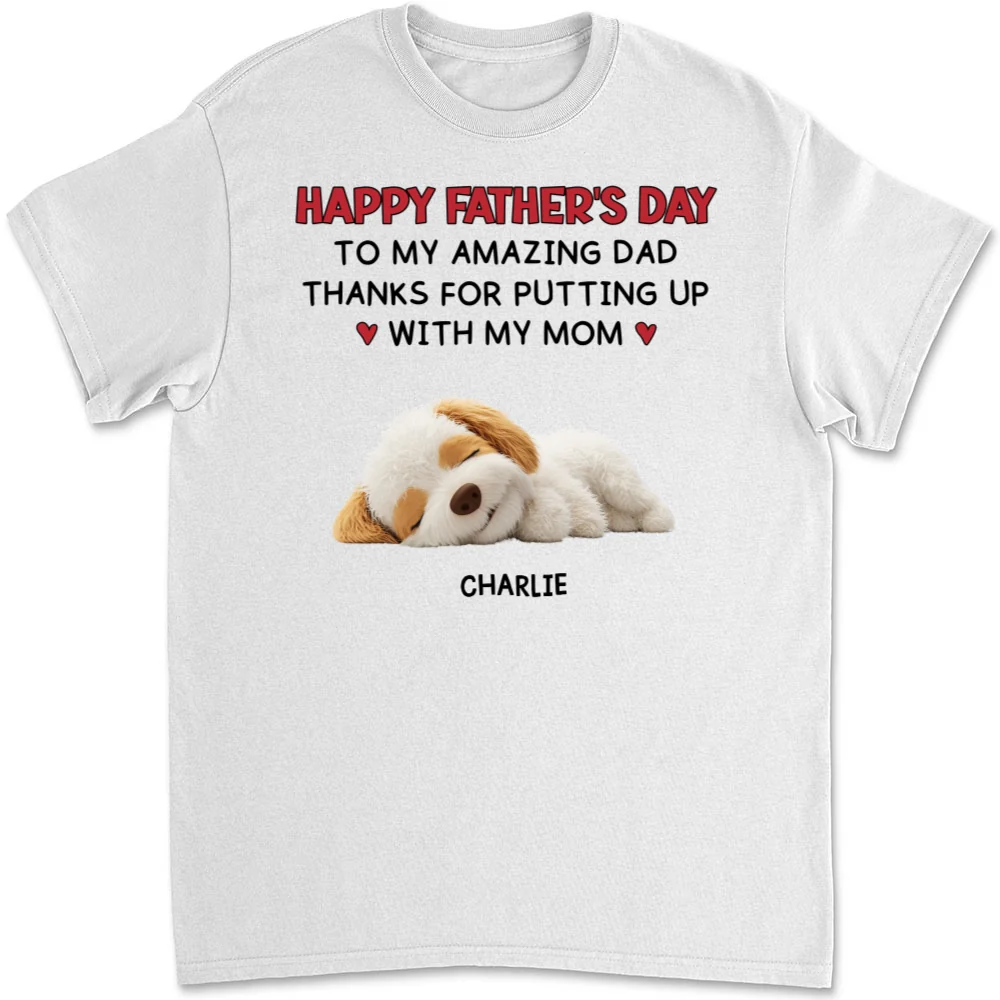 Putting Up With Version 3 - Personalized Custom Unisex T-Shirt - Image 5