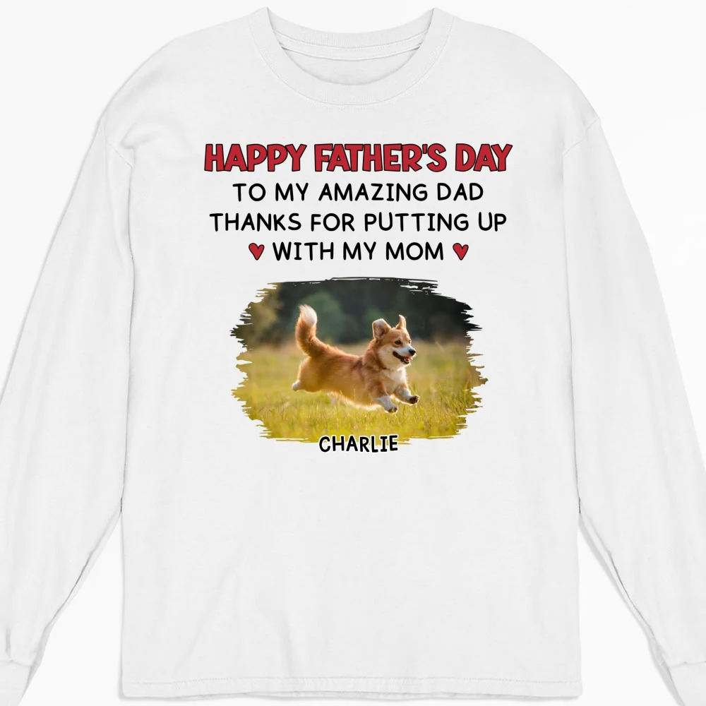 Putting Up With Version Photo 3 - Personalized Custom Long Sleeve T-shirt - Image 3