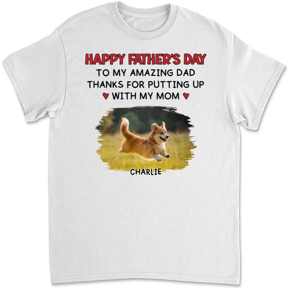 Putting Up With Version Photo 3 - Personalized Custom Unisex T-Shirt