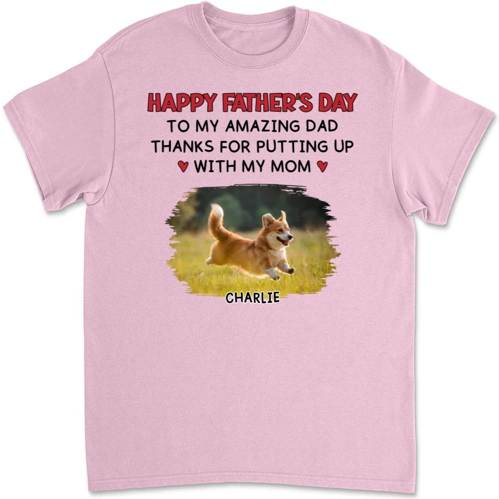 Putting Up With Version Photo 3 - Personalized Custom Unisex T-Shirt - Image 4