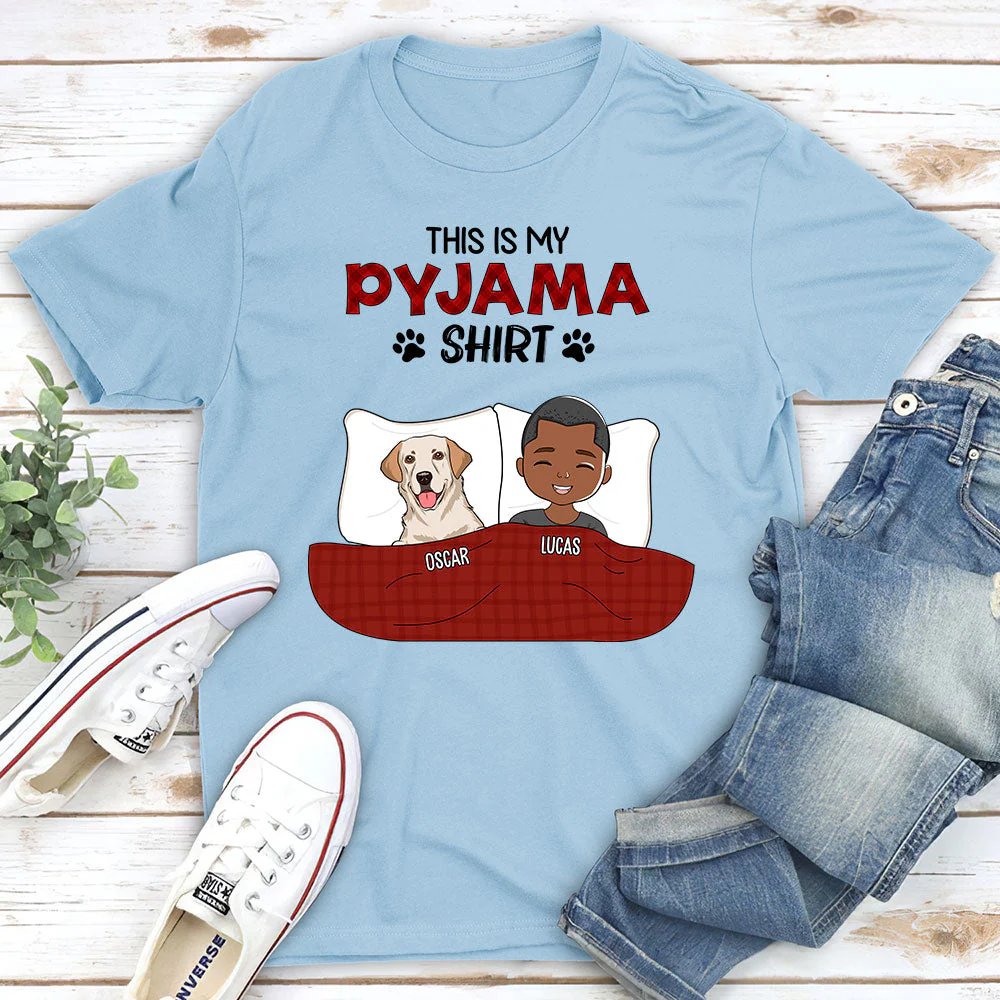 Pyjama Shirt - Personalized Custom Premium T-shirt - Image 4