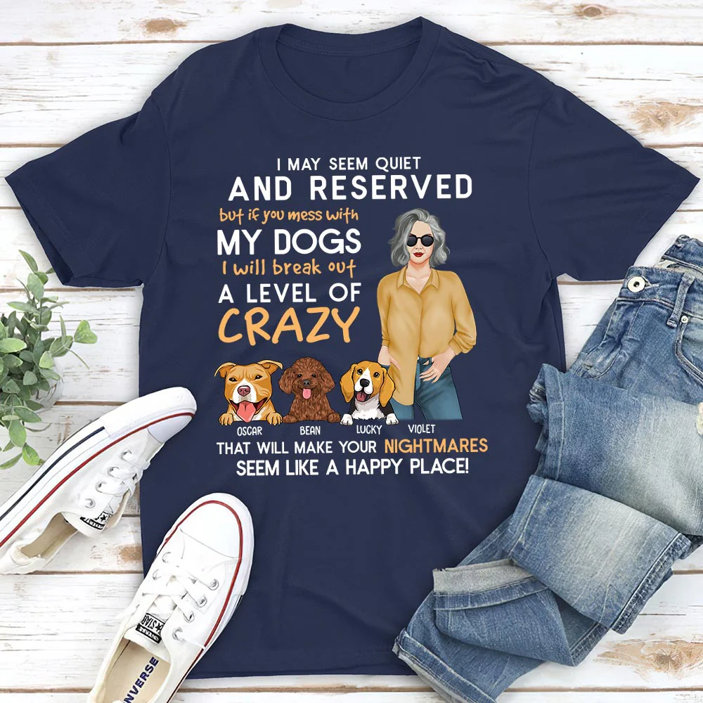 Quiet And Reserved - Personalized Custom Unisex T-shirt - Image 4
