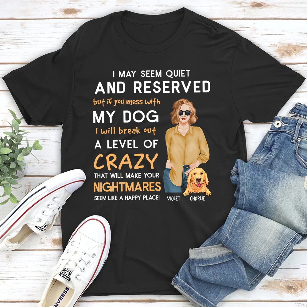 Quiet And Reserved - Personalized Custom Unisex T-shirt - Image 5