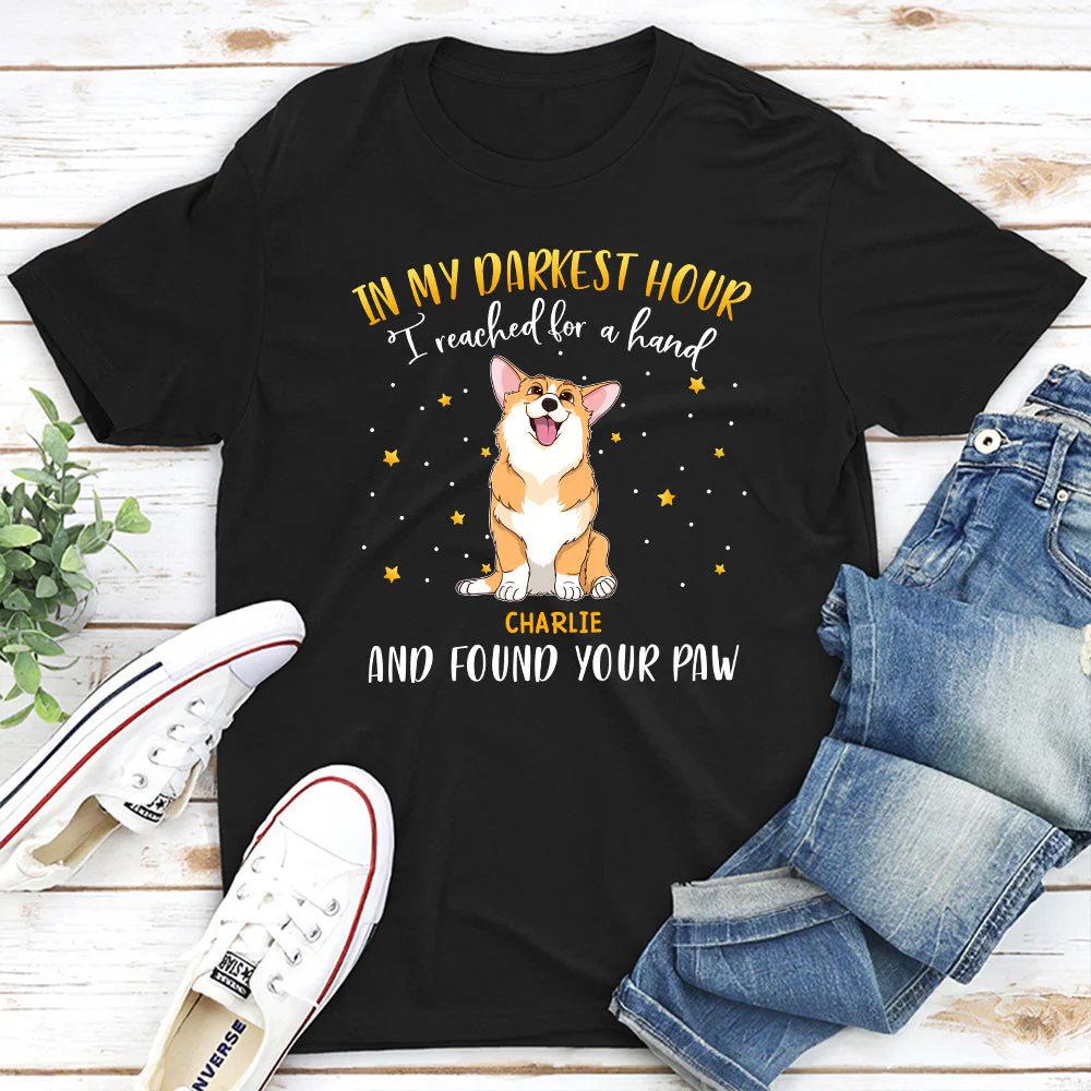 Reach For A Paw - Personalized Custom Unisex T-shirt - Image 2