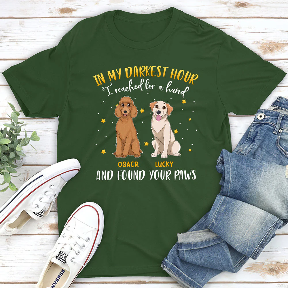 Reach For A Paw - Personalized Custom Unisex T-shirt - Image 4
