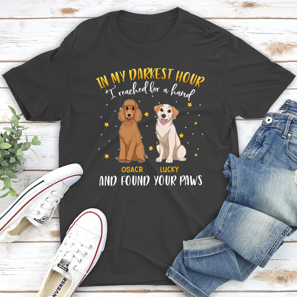Reach For A Paw - Personalized Custom Unisex T-shirt - Image 5