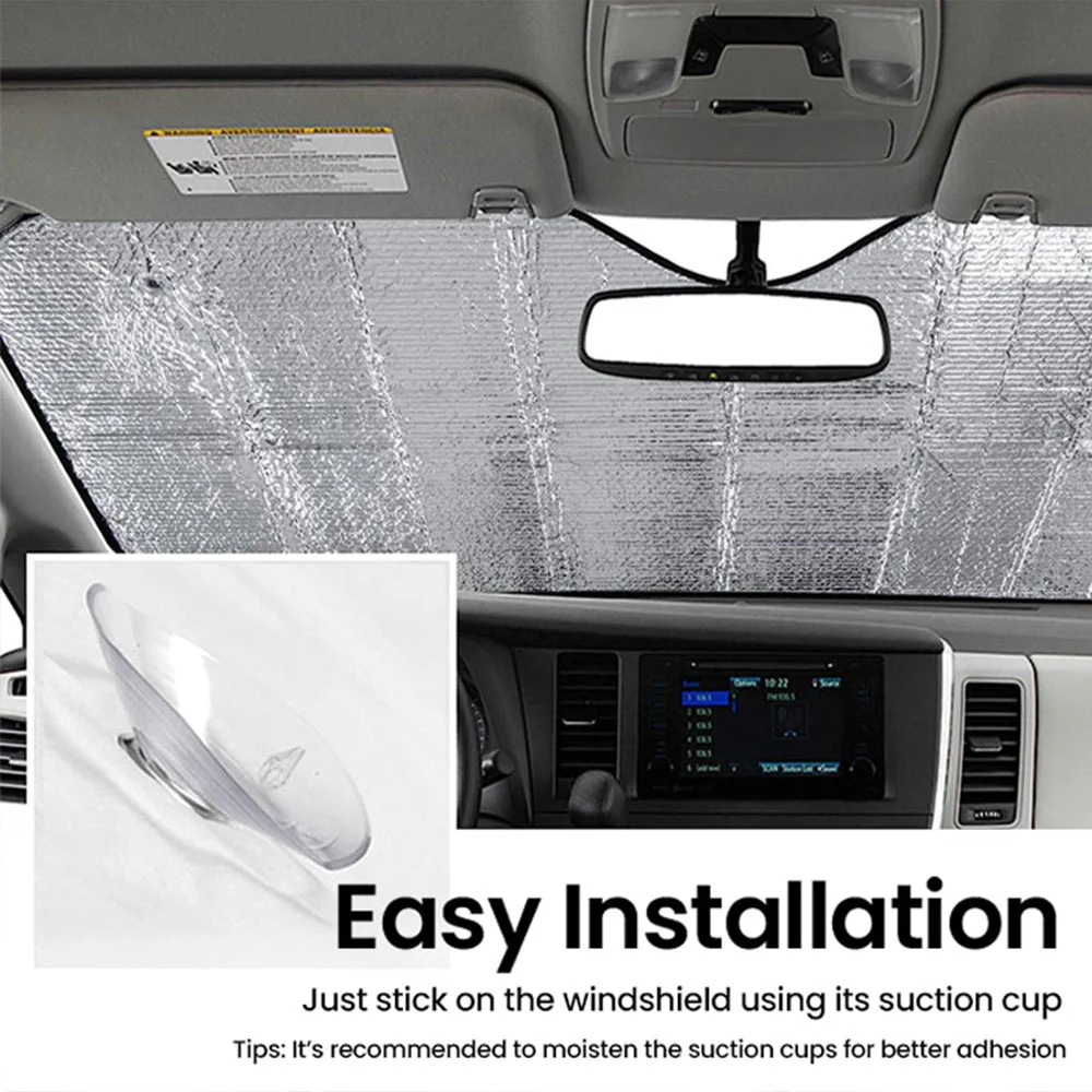 Red White Paw - Personalized Car Sunshade - Image 7