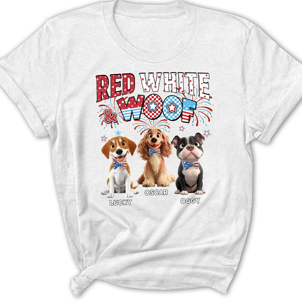 Red White You - Personalized Custom Women T-Shirt