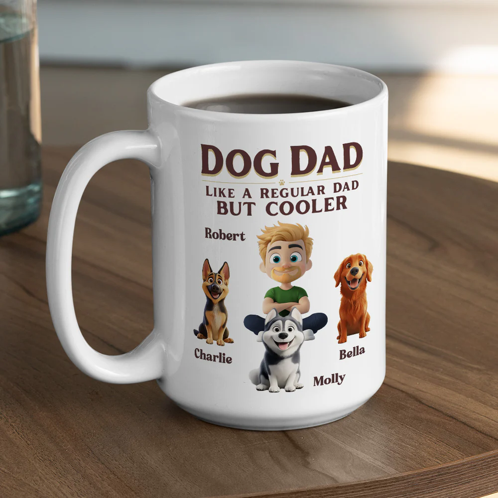 Regular But Cooler - Personalized Custom Coffee Mug - Image 3
