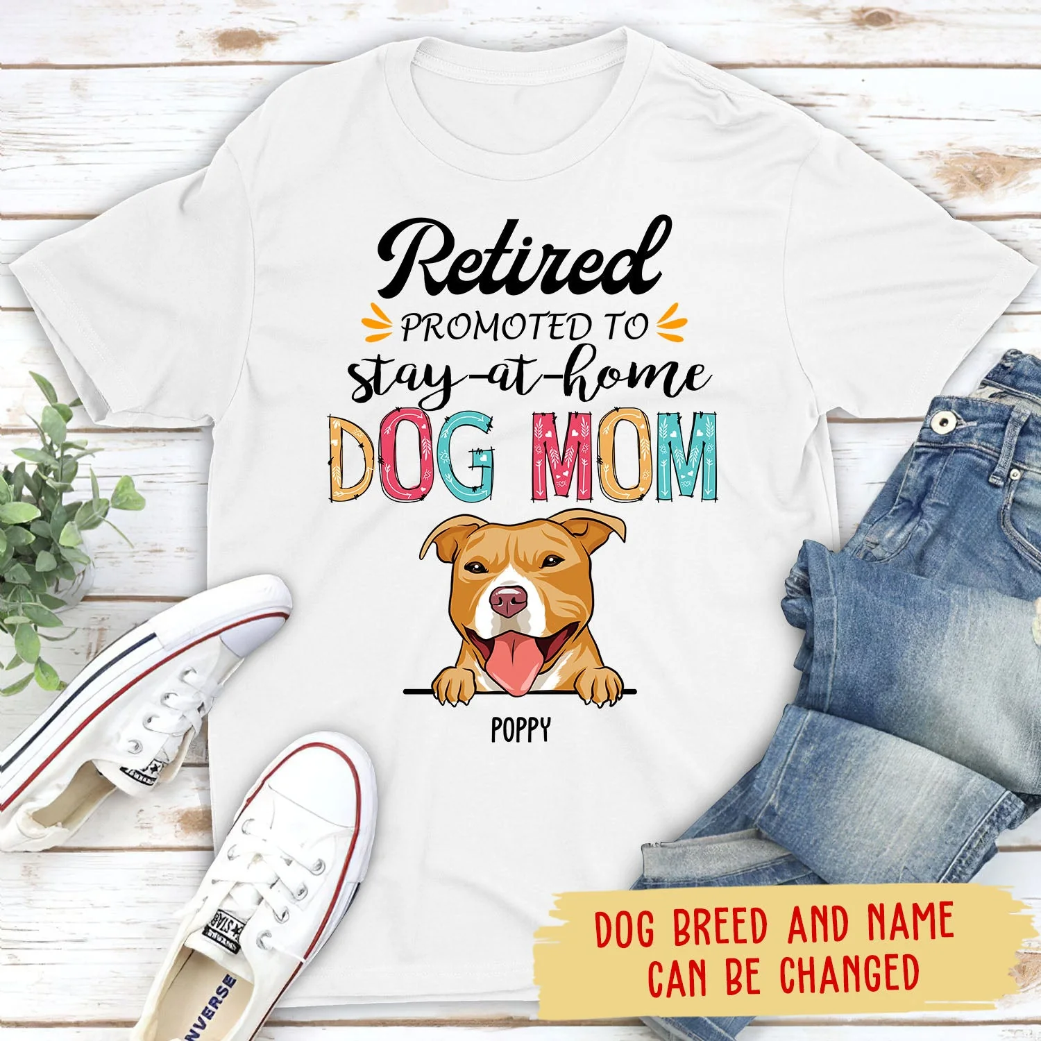 Retired Promoted To - Personalized Custom Unisex T-shirt - Image 5