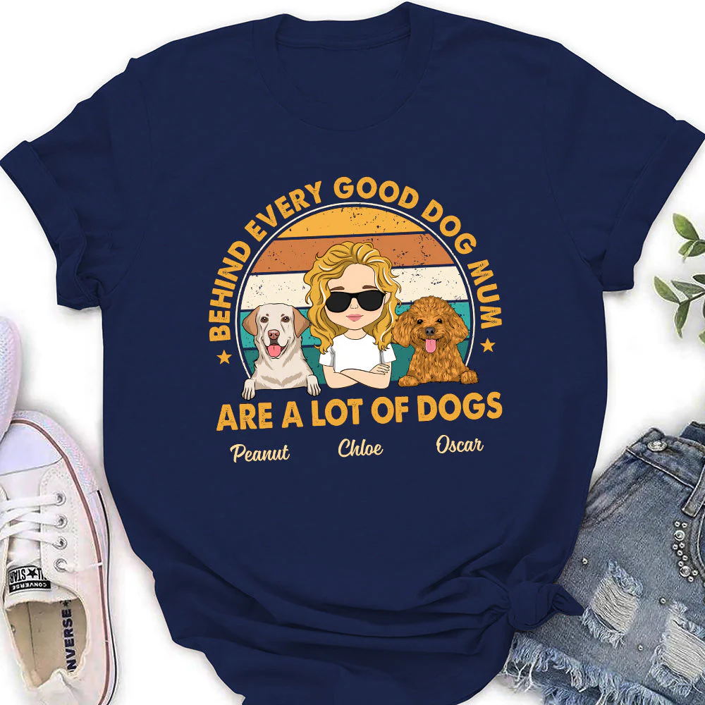 Retro Amazing Mom - Personalized Custom Women's T-shirt - Image 2
