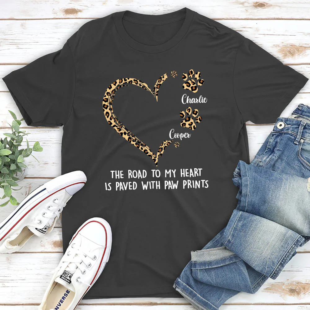 Road To Heart 2 - Personalized Custom Unisex T-shirt - Image 3
