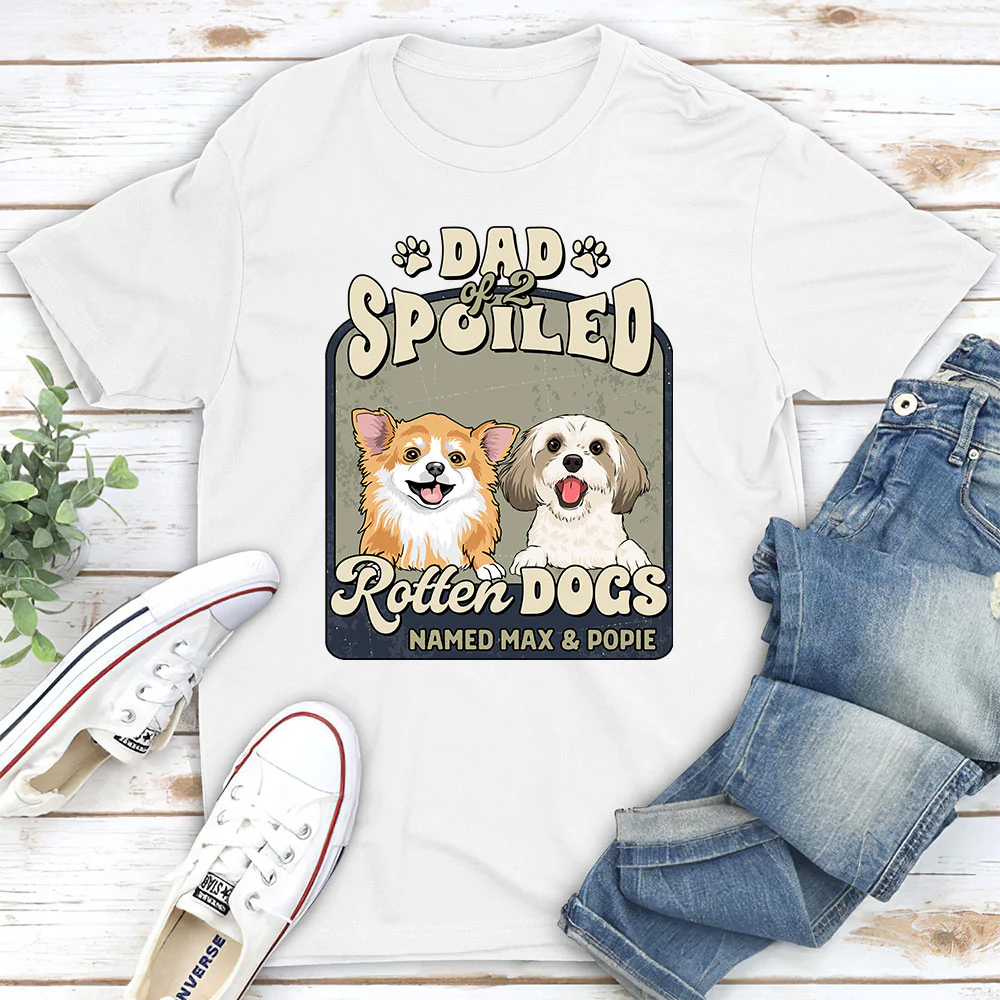 Rotten Dog Named - Personalized Custom Unisex T-Shirt - Image 2