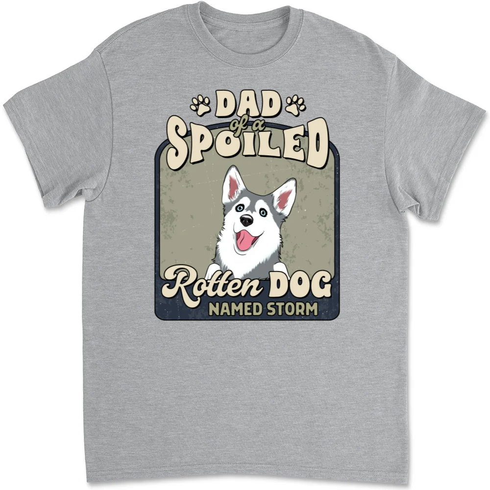 Rotten Dog Named - Personalized Custom Unisex T-Shirt - Image 6